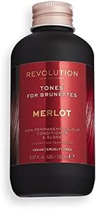 Revolution Beauty London Haircare tones for Brunettes, Add A Hint Of Colour, Transform and Condition Hair, Merlot