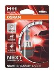 OSRAM NIGHT BREAKER LASER H11, +150% more brightness, halogen headlight lamp, 64211NL-01B, 12V, blister (1 lamp)