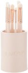 ColourPop Brush of an Eye Makeup Brush Set - 6 Eye Makeup Brushes to Seamlessly Buff, Blend, Define & Line - Made with Luxe Synthetic Vegan Bristles - Includes Holder (6 Count)