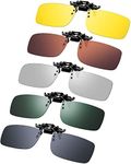 Frienda 5 Pairs Polarized Clip On S