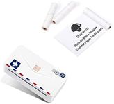 Phomemo M04AS Mini Printer with 110mm White Non Adhesive Paper Bundle