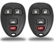 KeylessCanada © 2 New Keyless Entry Replacement Remote Car Key Fob Fobik for Select Malibu Cobalt Lacrosse Grand Prix G5 G6 FCC KOBGT04A 15252034 (2 Pack)