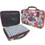 Diamond Painting Accessories Storage Bag,60 Slots Containers for 5D Diamond,Rhinestones Nail Gems,Beads Storage,Diamond Art Accessories Case