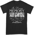 Memorial T-Shirt Custom Photo in Loving Memory Memorial Sympathy Gifts for Loss of Father, Mother VTQ191 Black