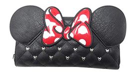 Loungefly Disney Minnie Mouse Ears & Bow Zip Around Wallet