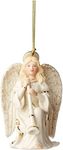 Lenox 2022 Heavenly Angel Ornament, Porcelain, Ivory, 0.45