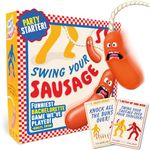 Swing Your Sausage - Fun Adult Party Games for Groups - Board Games for Adults and Kids - Indoor or Garden Games for Family Gatherings and Birthdays - Festival, Christmas, and Family Game Night