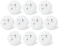 Geevon 10 Pack Water Leak Detectors, 100dB Water Sensor Alarms Flood Detector for Basements, Bathrooms, Laundry Rooms, Kitchens, Garages, and Attics, Water Alarms Battery-Operated (Battery Included)