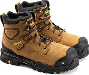 Thorogood Infinity FD 6” Waterproof Composite Toe Work Boots for Men Made with Premium Full-Grain Leather and Slip-Resistant Anti-Fatigue Outsole; EH Rated, Butterscotch, 11.5