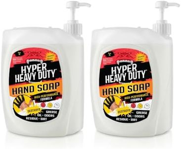 Juniper CLEAN Heavy Duty Hand Cleaner Soap, Orange Scent, Grease & Oil Remover for Mechanics, Garages & Workshops, Industrial Rinse-Off Hand Soap, 1.06 Gallon with Pump (Pack of 2)
