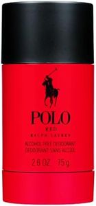RALPH LAUREN FRAGRANCES Polo Red - Men's Deodorant - Woody & Spicy - With Grapefruit, Saffron, and Redwood - Alcohol-Free, Long Lasting - 2.6 Oz