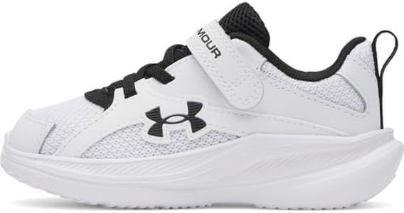 Under Armour Boys' Infant Charged Assert 11, 100 White, 7K