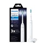 Philips Sonicare 3100 Power Toothbrush, Rechargeable Electric Toothbrush with Pressure Sensor, White HX3681/03