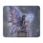 CafePress Little Blue Moon Fairy Fantasy Art Mousepad Non-slip Rubber Gaming Mousepad