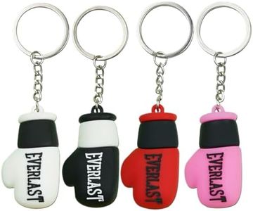 Llavero guante boxeo,4 PCS Bolsa De Boxeo Colgante Llaveros Guantes De Boxeo Llavero Regalo Creativo Llaveros Amantes De Los Deportes Regalo Bolsa De Deportes Encanto Guante De Boxeo Bolsa Colgante