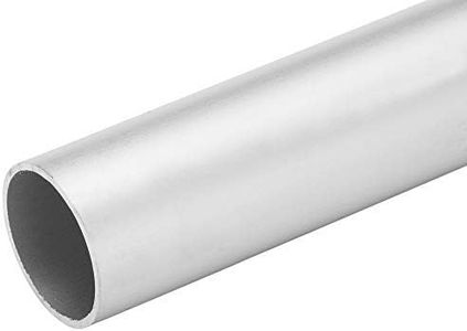 4 FT - 1" Diameter x .050" Wall Aluminum Tubing 6063 Alloy T-6 Temper Clear Anodized