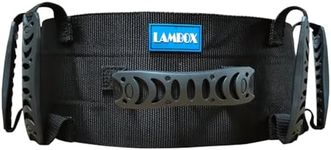 LAMBOX Gait Belt-Walking Transfer Belt with Handles-Medical Nursing Safety Patient Assist for Occupational & Physical Therapy, Seniors with Metal Buckle 55"