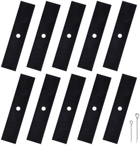 iGreely 9" x 2" W 1/2 Inch Hole Edger Blades 10 Pack Edger Blades Compatible with Mclane 2059 Also for Power Trim Edgers,King O Lawn Edgers,Tru-Cut Edgers,O-regon Edgers