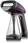 Black+Decker Steam Iron | 2 Years Warranty | Garment Steamer for Clothes, 1500-Watt, 260ml Water Tank, Steamer for Ironing Clothes, Steam Press for Clothes, Handheld Portable Garment Steamer (Violet)