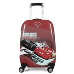 Humty Dumty Disney Pixar Cars Red Polycarbonate 22 Inch / 55.8 Cm Kids Hard Luggage Trolley Bag | Travel Bag