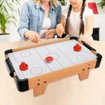 IYAAN Wooden Air Hockey Sports Game for Kids Boys and Girls Indoor & Outdoor Play Game Birthday Gifts for Kids Multicolor