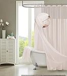 Dainty Home Waffle Weave Shower Cur
