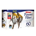 Tetra Aquarium Power Filter, Whisper 60 for 30-60 Gallon Fish Tanks