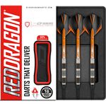 Red Dragon Amberjack 18g - Tungsten Soft Tip Darts Set with Flights and Stems