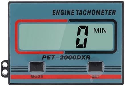 AKLOSIPY Digital Tachometer, Handheld Inductive Chainsaw Tachometer 100‑30000 RPM with LCD Display and Design, for 2 Stroke 4 Stroke Engines Lawn Mower Chainsaw ATV Motorcycle Boat