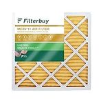 Filterbuy 24x24x2 Air Filter MERV 11 Allergen Defense (1-Pack), Pleated HVAC AC Furnace Air Filters Replacement (Actual Size: 23.38 x 23.38 x 1.75 Inches)