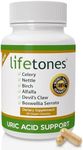 Lifetones Uric Acid Support Vitamins for Men and Women - Uric Acid Herbal Cleanse Detox - for Joint Comfort, Muscle Pain Relief, and Kidney Support - Non-GMO, Gluten Free - 60 Count