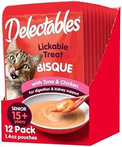 Delectables Lickable Wet Cat Treats - Tuna & Chicken, 1.4 Ounce (Pack of 12)