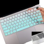 2 Pack Keyboard Cover for 2024-2023 MacBook Air M3 M2 13.6" 15.3" A2941 A3114 A2681 A3113, MacBook Pro 14" 16" M3 M2 M1 Pro/Max 2023 2022 2021 A2442 A2779 A2918 A2992 A2485 A2780 A2991, US Layout