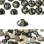 144 pcs Black Diamond (215) Swarovski 2058 Xilion / NEW 2088 Xirius 20ss Flat backs Rhinestones 5mm ss20
