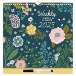 TGSC | 2025 Weekly Family Planner Calendar | FSC Paper Large Grid Design | Ideal for Daily Events, Birthdays & Notes | Perfect Family Weekly Planner | Calendar 2025 UK Edition