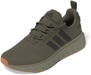 adidas Men's Swift Run 23 Sneaker, Olive Strata/Shadow Olive/Gum, 9