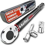 Aurlloct 3/8 Inch Torque Wrench 5-70 Nm Black