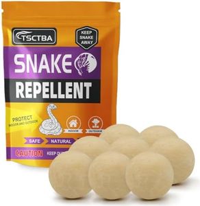 Dsdgkmk Snake Repellent for Yard Powerful, Backyard Snake Repellent Outdoor,Snake Away Repellent for Outdoors, Snake Repellent Pet Safe, Snake Deterrent Outdoor, Snake Repellent Indoor -8P