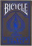 Bicycle MetalLuxe Blue Playing Cards - 1 Deck, Air Cushion Finish, Professional, Superb Handling & Durability, Great Gift For Card Collectors