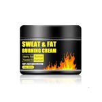 Sweat & Fat Burning Cream, Hot Sweat Cream, Belly Fat Burner Sweat Enhancer, Slimming Massage Cream, Natural Workout Enhancer for Muscle Warm-Up & Skin Firming, Support Sweat, For Women & Men, 120g