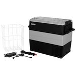 Camco 51518 CAM-550 Portable Refrigerator, AC 110V/DC 12V Compact Fridge/Freezer, 55-Liter - Keeps Food and Drinks Cold While On-the-Go - Ideal for Road Trips, RVing, Camping, Boating and Tailgating