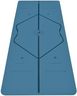 Liforme Original Yoga Mat – Free Yoga Bag Included - Patented Alignment System, Warrior-like Grip, Non-slip, Eco-friendly and Biodegradable, sweat-resistant, 4.2mm thick mat for comfort - Blue