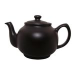 Price & Kensington Teapot 6 Cup Matt Black (330403)