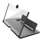 Avenn 3D HD Mobile Phone Screen Magnifier, Fresnel Mirror, ABS Plastic, Foldable Pull-Type Design, for All Smartphones, Multicolor