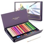 PACETAP 72 Professional Watercolor Pencils,Watercolor Pencil Set for Coloring Books, Multi Colored Art Drawing Pencils,Artist Pencil Set, Blending and Layering,Vibrant Color,with Luxury Magnetic Box