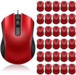 Bonuci 30 Pcs USB Wired Mouse Compu