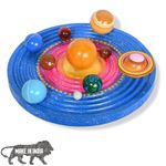 Gift Equals Love Wooden Planets Solar System 3D Model Toys Set Science Learning Educational Toy for Kids Age 3 4 5 6 7 8 9 10 Till 99 Years (Planets & Galaxy Board)