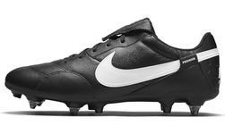 Nike Men's The Premier 3 Sg-pro Anti-Clog Traction Soft-Ground Soccer Cleats, Black White, 6.5 UK