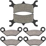 AHL Front and Rear Brake Pads for Polaris 500 Sportsman HO/EFI 2003-2008 500 Sportsman X2 2006-2008 600 Sportsman 4x4 2003-2005 700 Sportsman (All models) 2002-2007