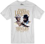 Terence Hill Bud Spencer Men's T-Shirt - Wild West Legends - Bud & Terence (White), White, S